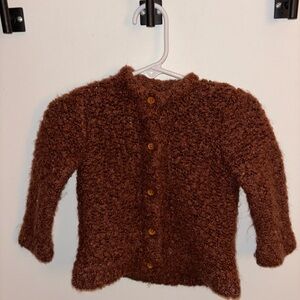 Rylee + Cru Chocolate Knit Sweater